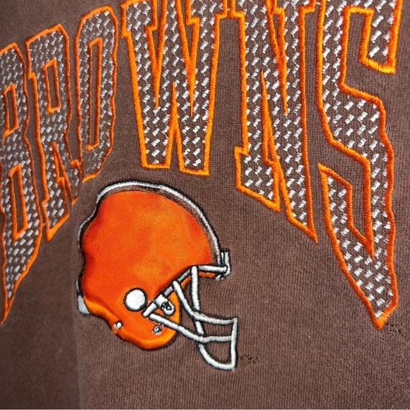 Vintage Cleveland Browns NFL Fitness Serious Impact Crewneck Made in USA Medium - Picture 11 of 14